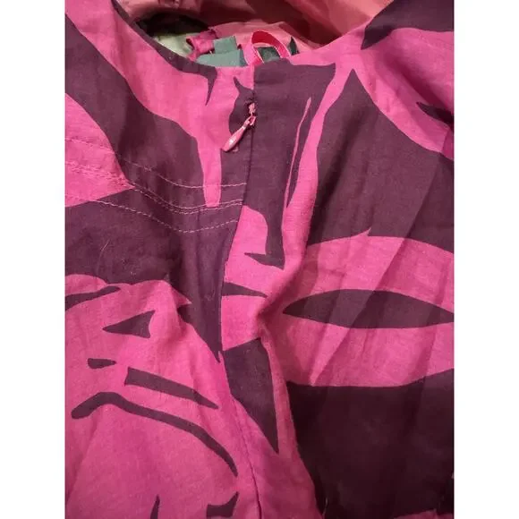 Gabby Skye Dress Sz 14 Pink Floral Ruffle Fit Flare Wedding Easter Office Boho - Picture 8 of 11